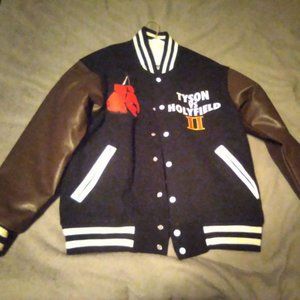 Headgear “Tyson Vs Holyfield” Varsity Jacket Size:Large